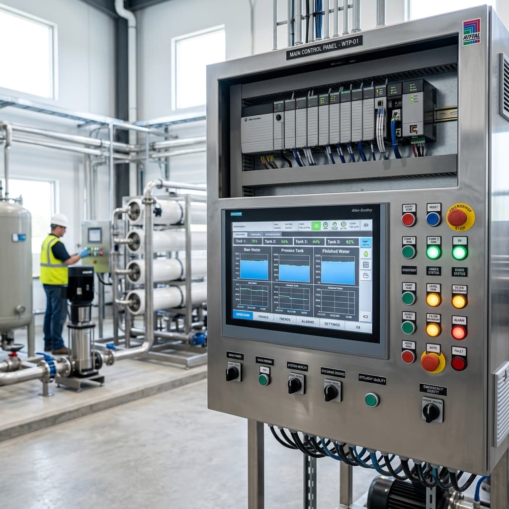 PLC Automation & Pneumatic Control in Modern ETPs